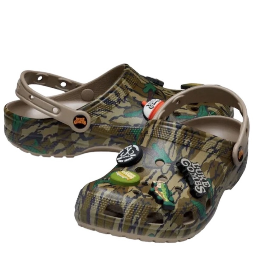 Luke Combs X Crocs Bootleggers 2022 Realtree camo clog men”s size 12 - Picture 11 of 13